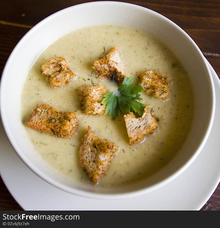 Vegetable cream soup