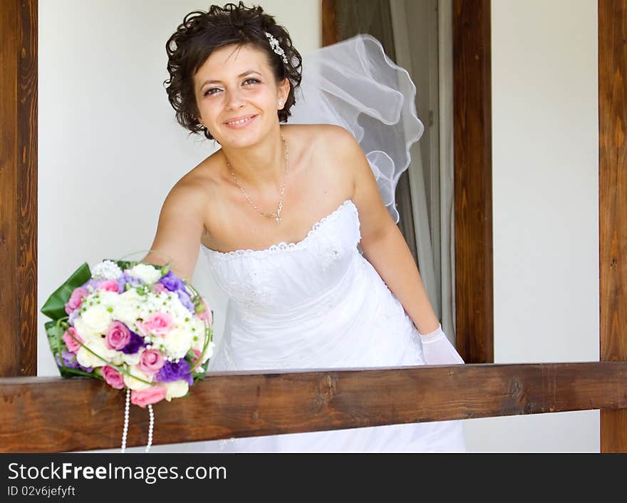 Portrait of the beautiful bride