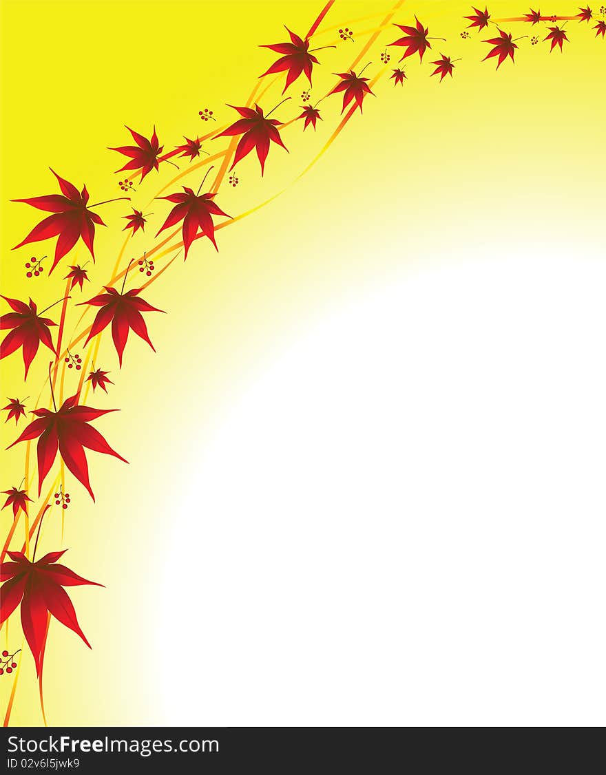 Autumn Background  Leaves