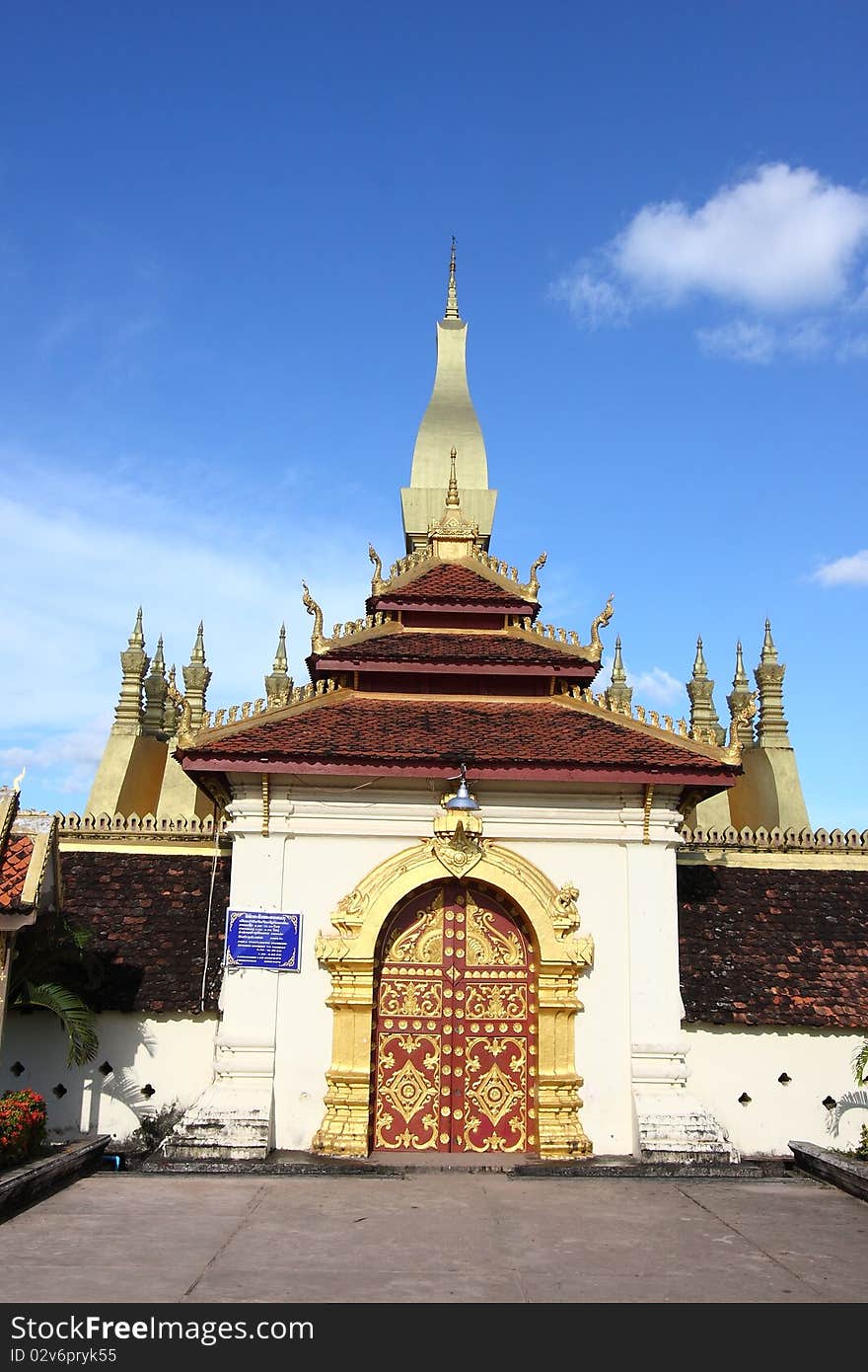 Golden Stupa in vientiane-lao