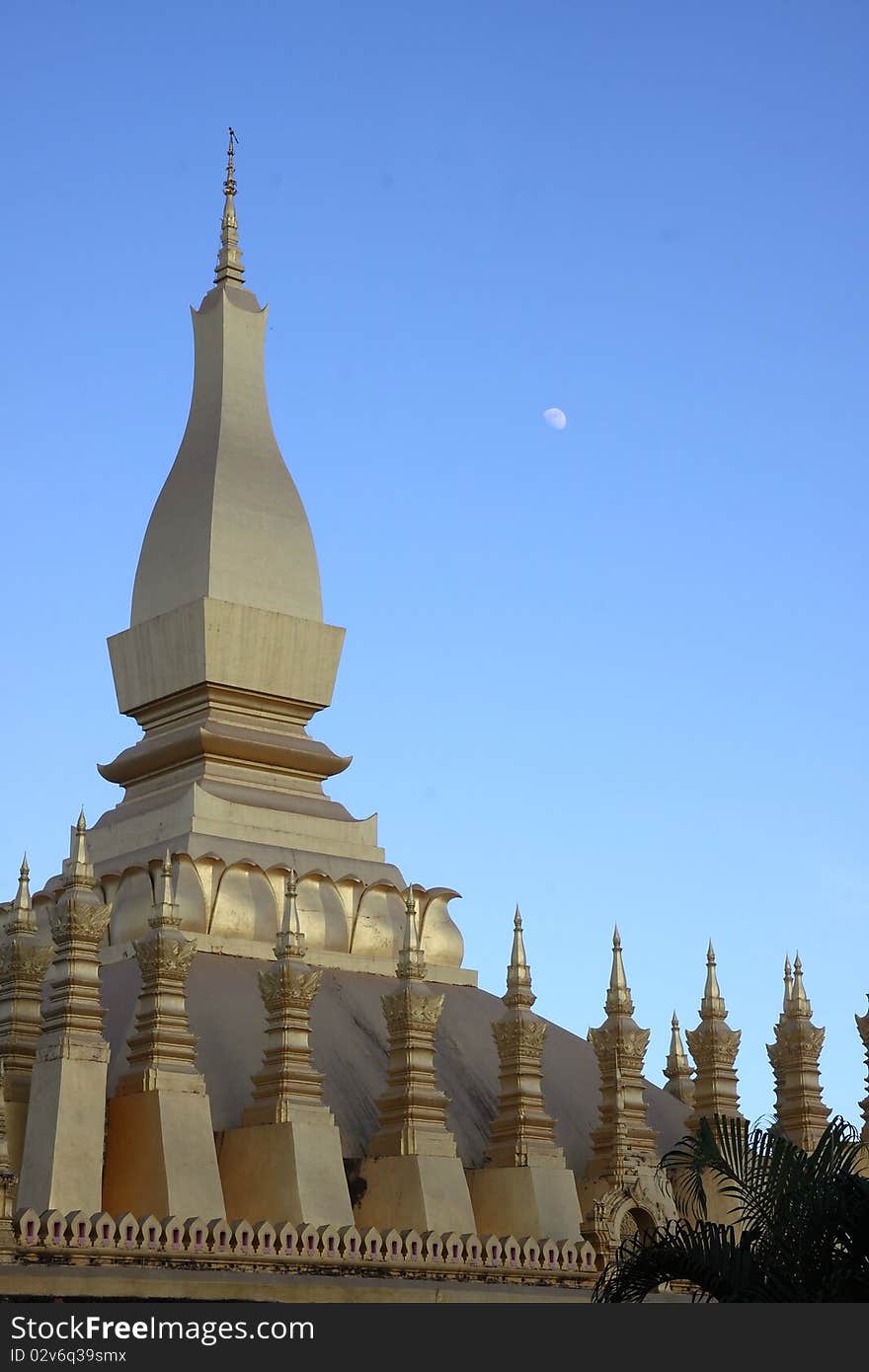 Golden Stupa In Vientiane-lao