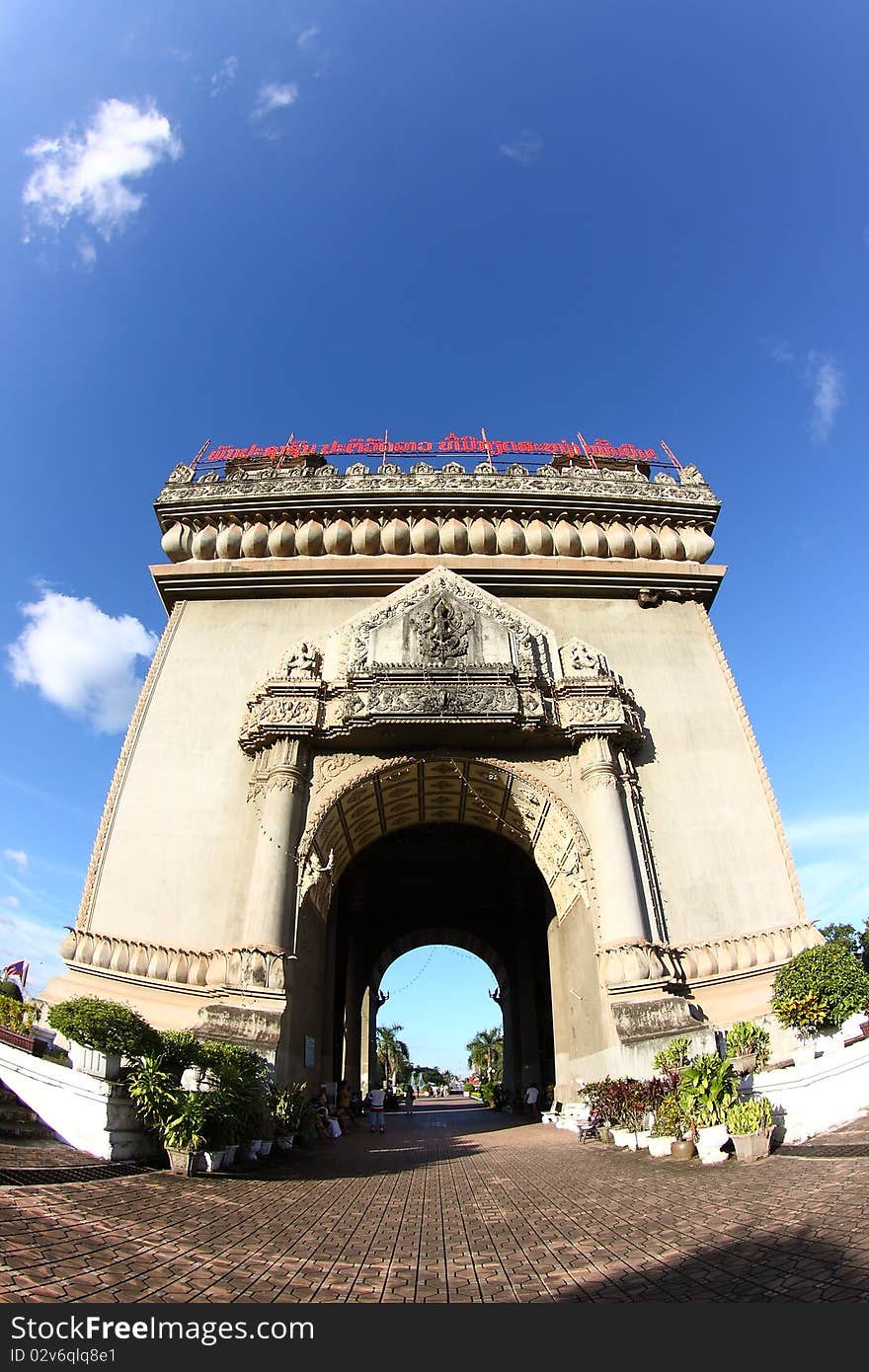 Patuxay monument-vientiane, laos