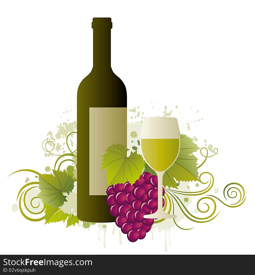 wine design element