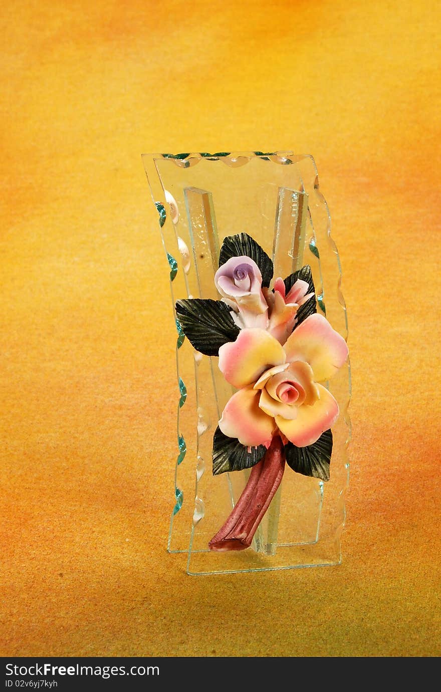 Glass Flower Pot