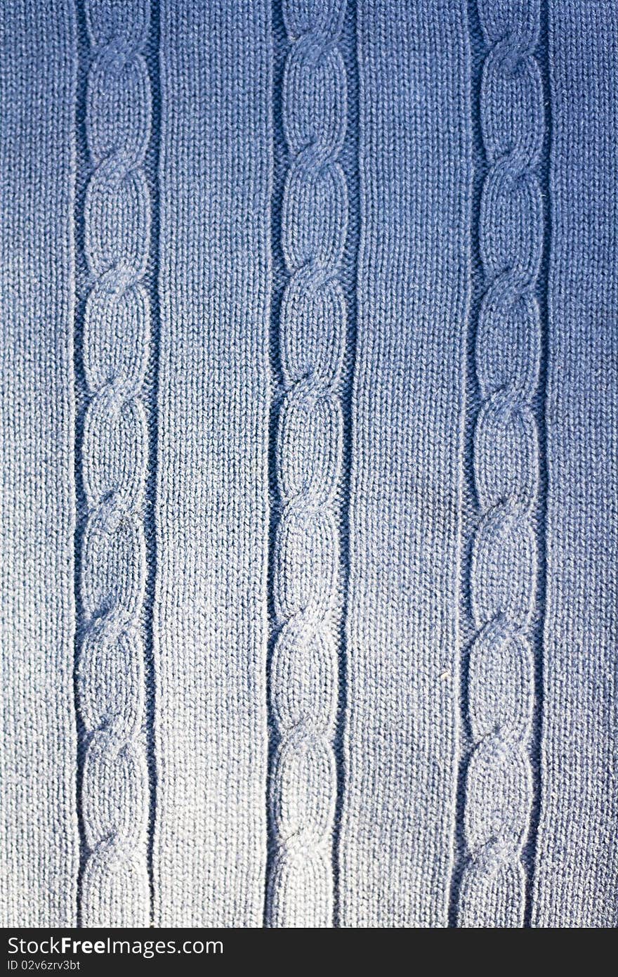 Blue wool texture