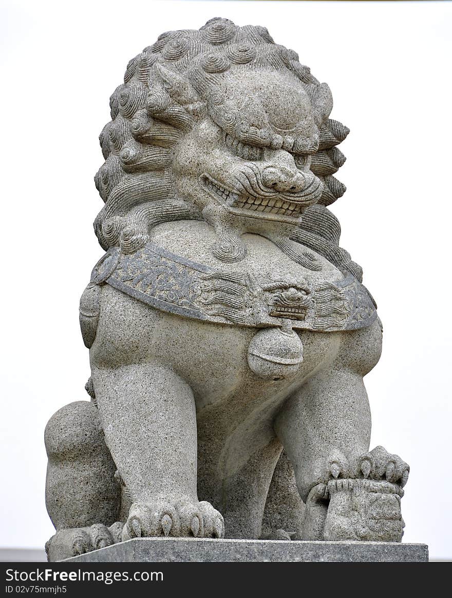 Stone lions