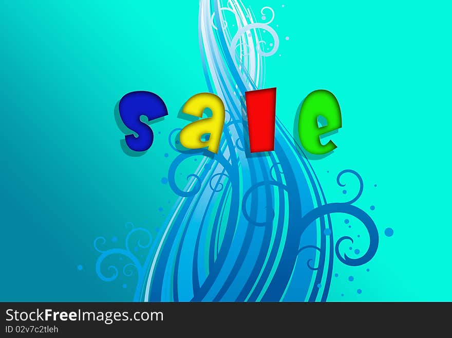 Sale. Illustration