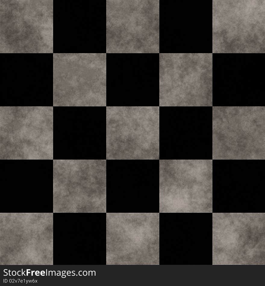 Backrond of chessboard.Grungy chessboard illustration