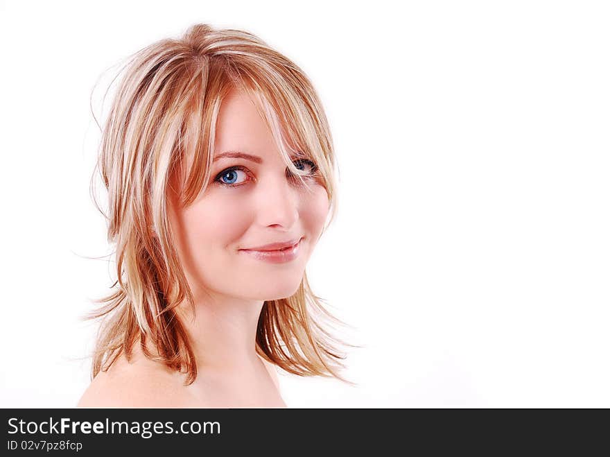 Portrait of beautiful young girl