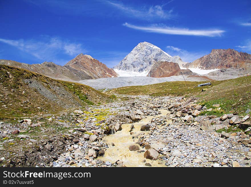 Great Zebrù mountains in Valtellina