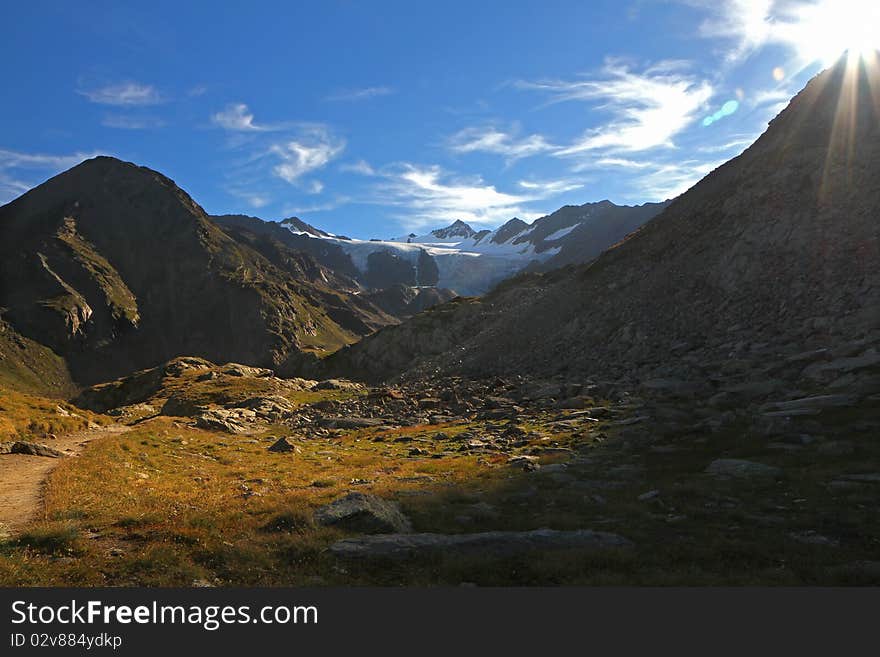 Valle Umbrina sunrise