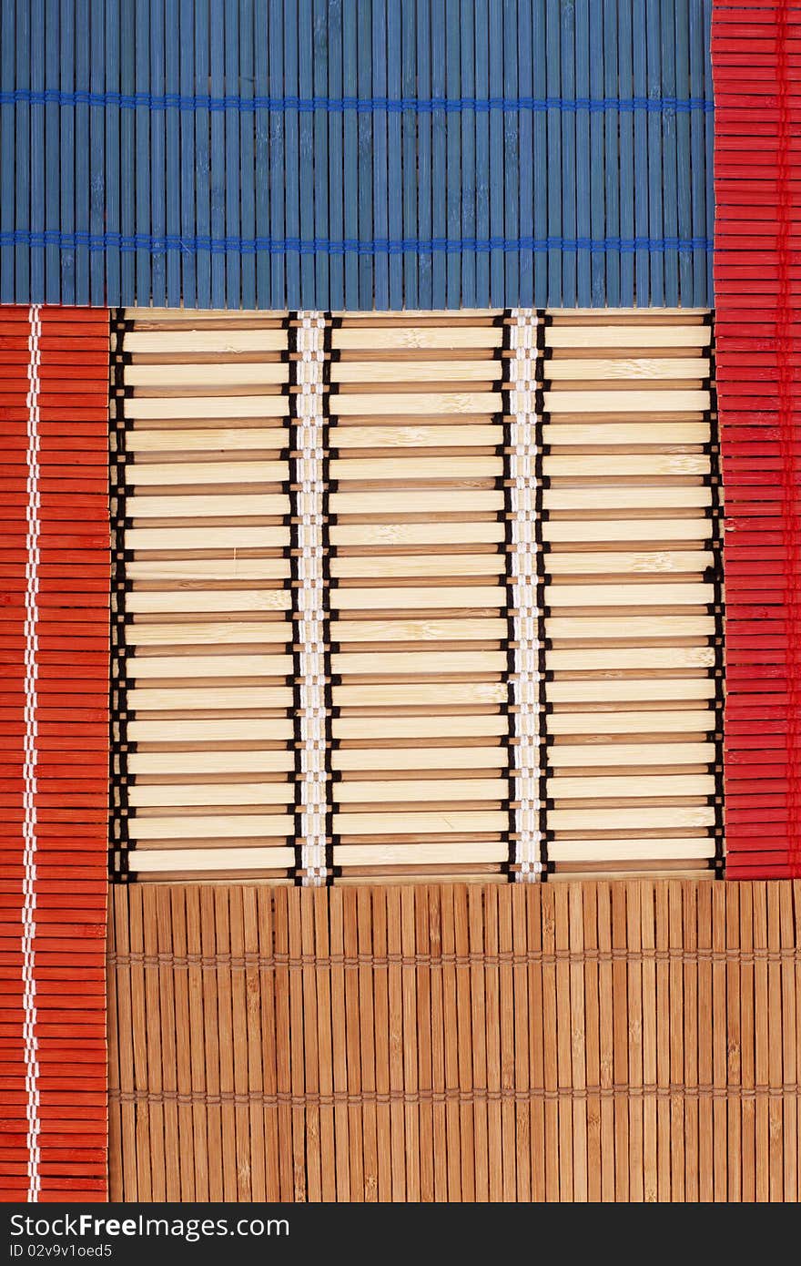 Colourful Bamboo Rugs In The Chinese Style