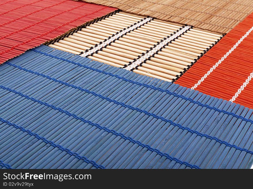 Colourful Bamboo Rugs In The Chinese Style