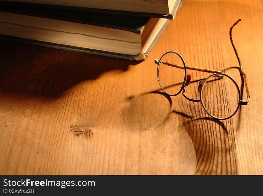 Old Books And Spectacles