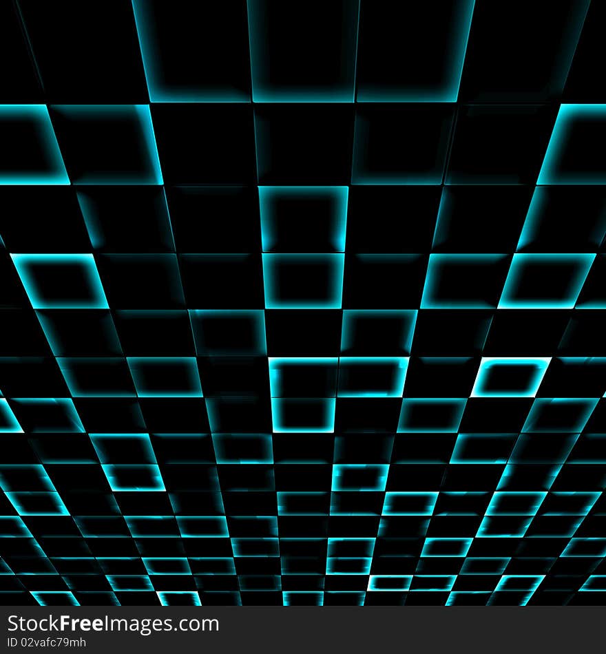 Abstract dark background from squares. Abstract dark background from squares