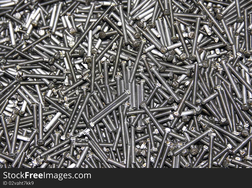 Many long iron bolts texture