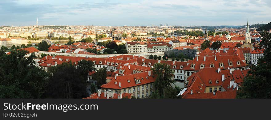 Old Prague cityscape  - unesco heritage site