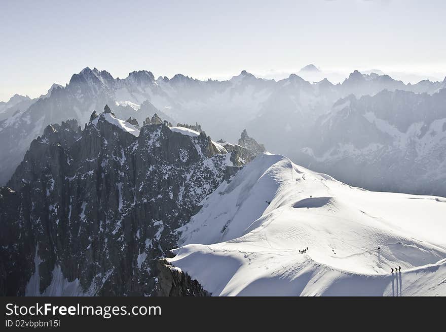 Views From L  Aiguille Du Midi