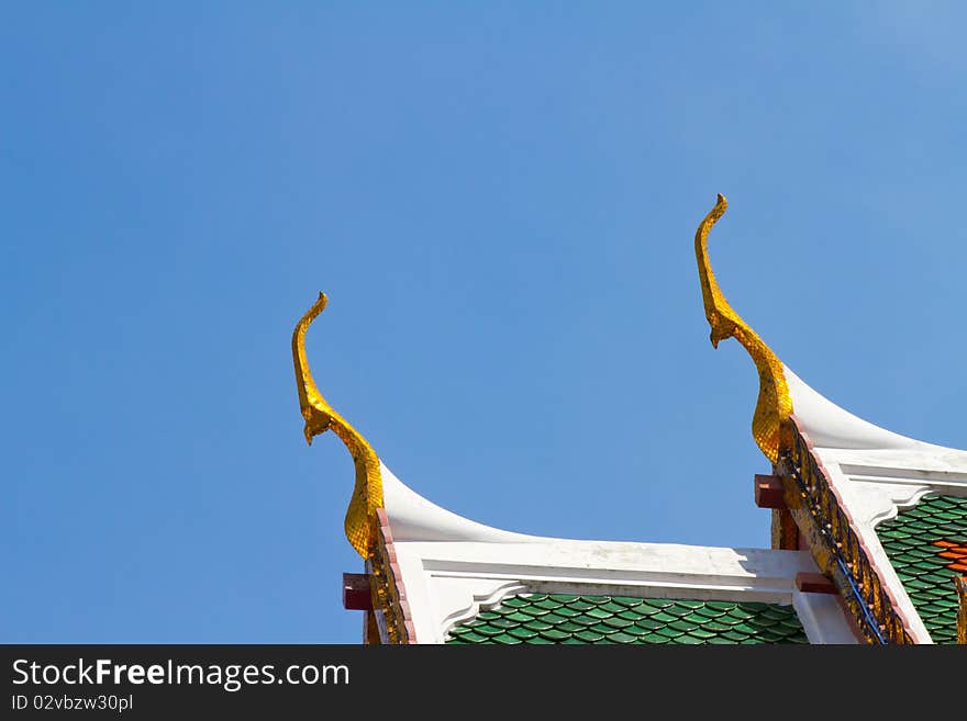 Thai temple roofs