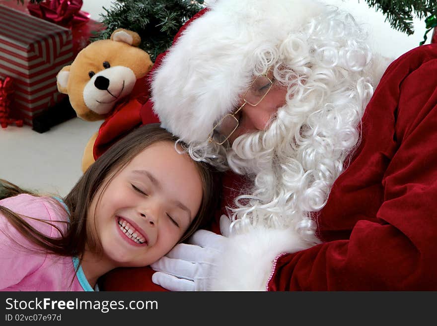 Santa and Child