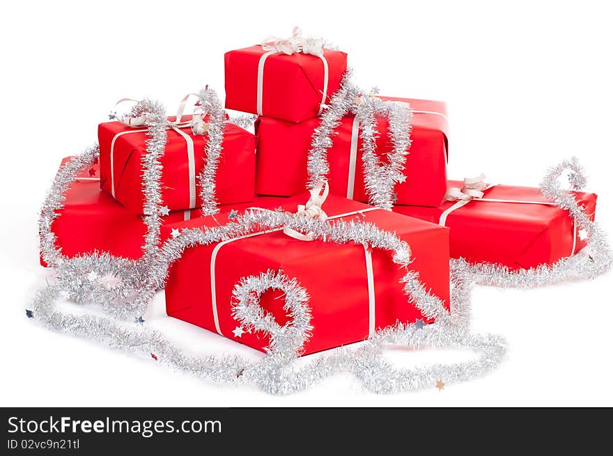 Red Gift Boxes For Christmas