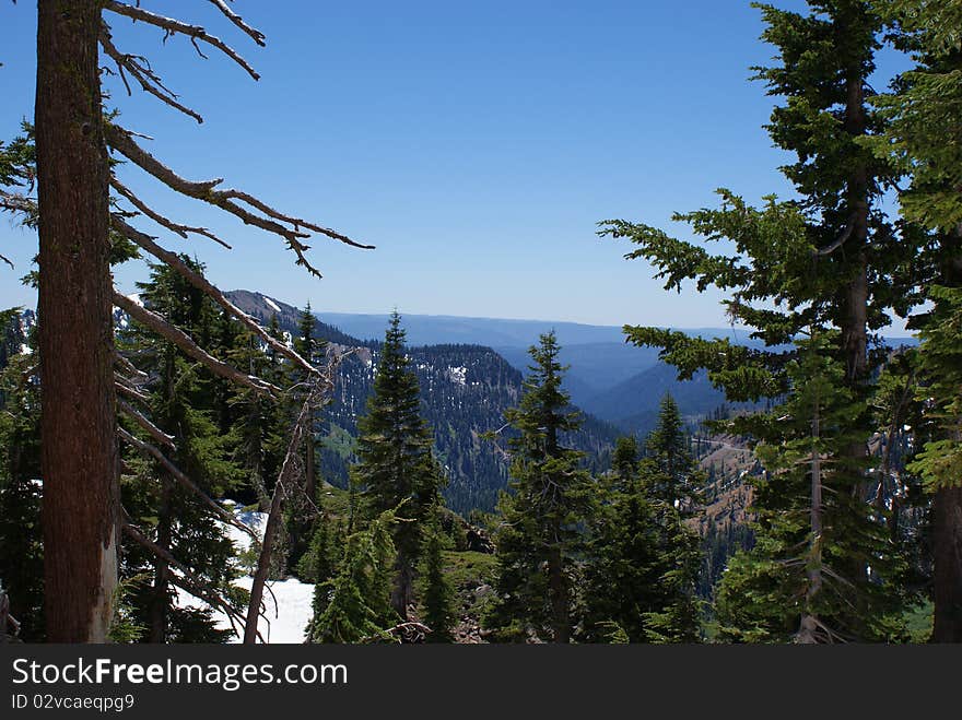 Lassen park from above