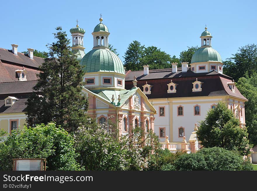 Monastery Marienthal in Saxony, Germany