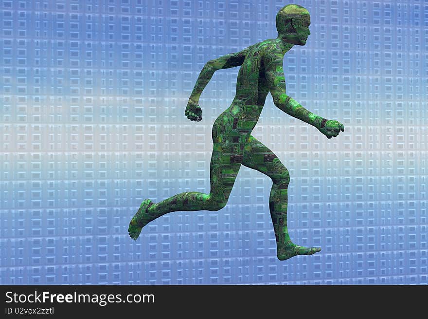 Circuit Man Running