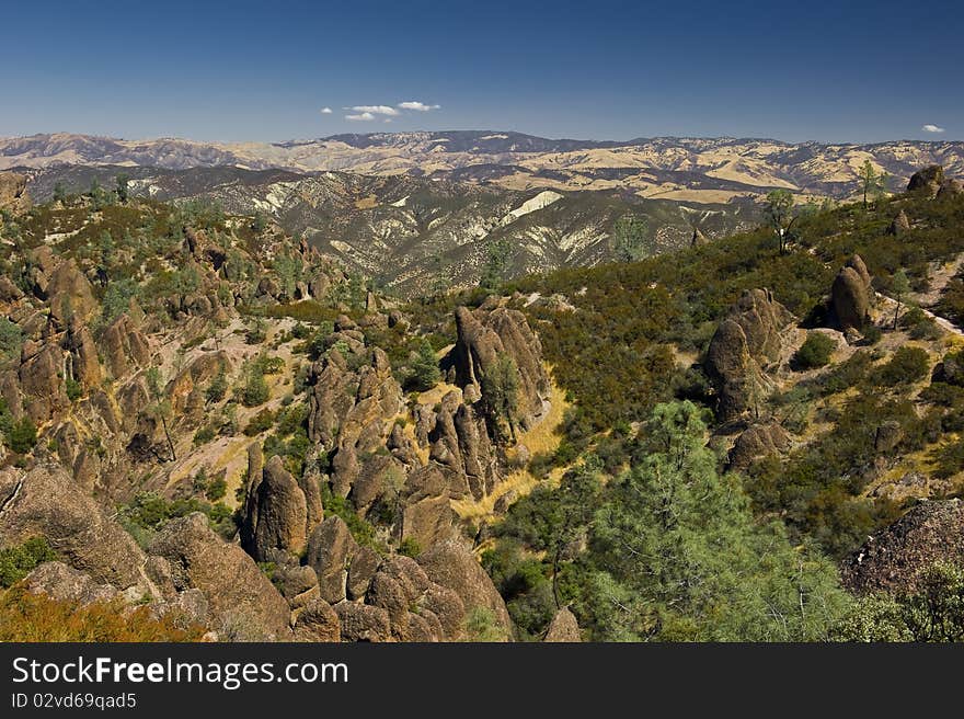 Volcanic Caves and Rocks at the Pinnacles National Monument. Volcanic Caves and Rocks at the Pinnacles National Monument