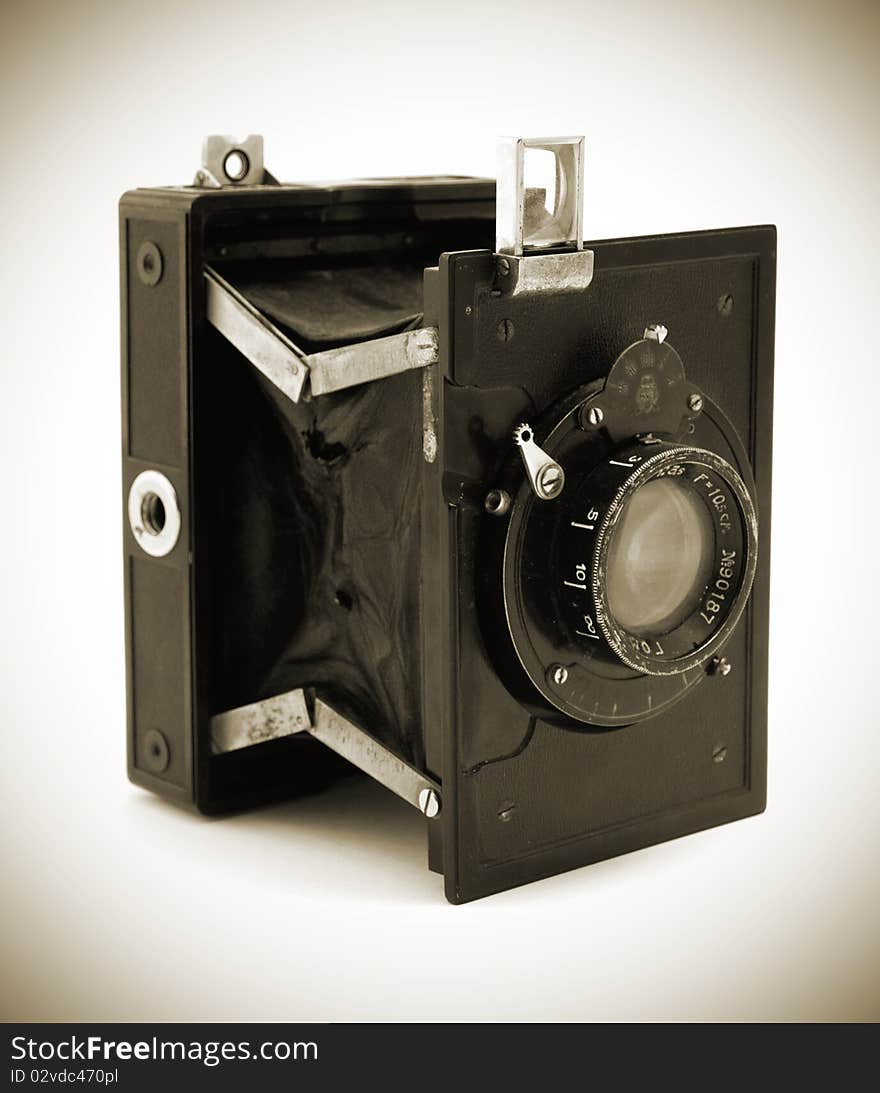 Old photo camera