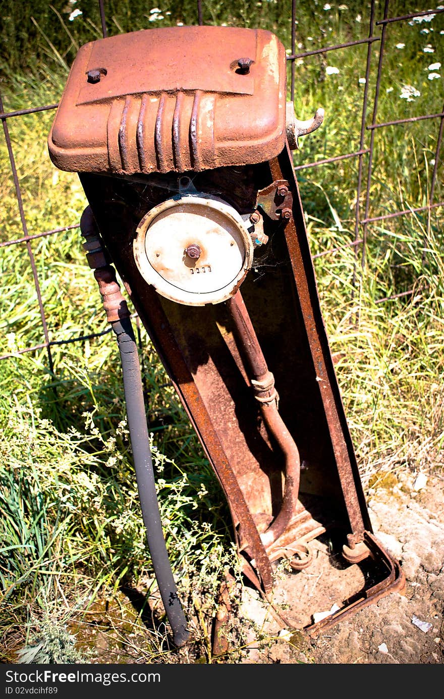 Old gas station