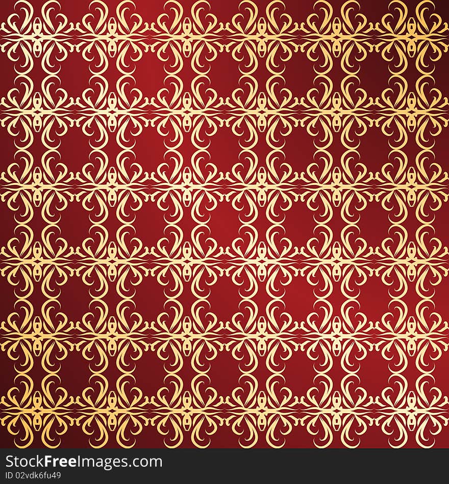 Golden Ornament Background