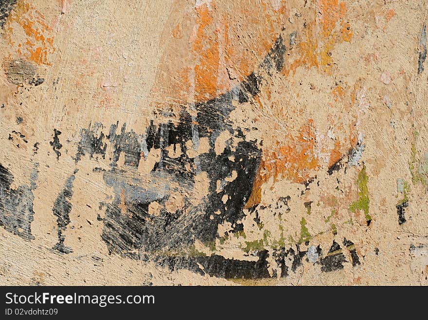 Abstract background of grungy wall