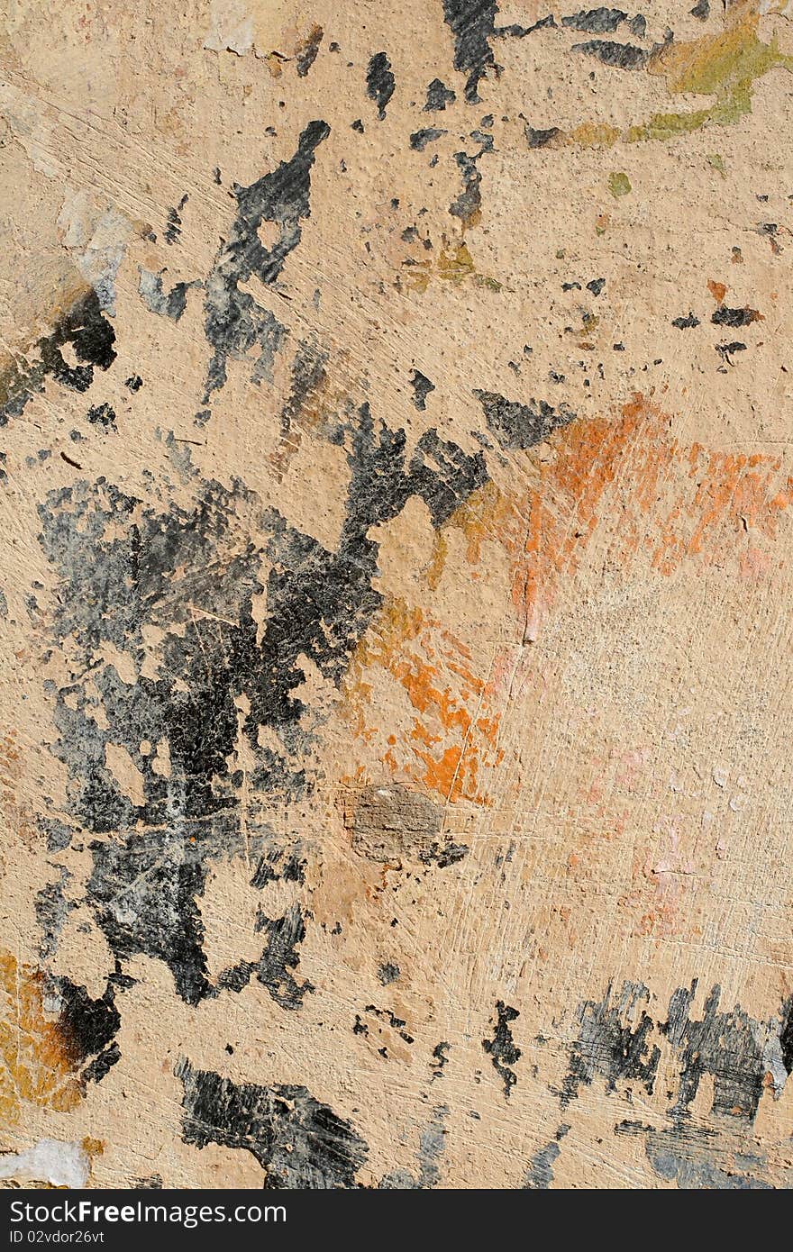 Grungy painted wall abstract background