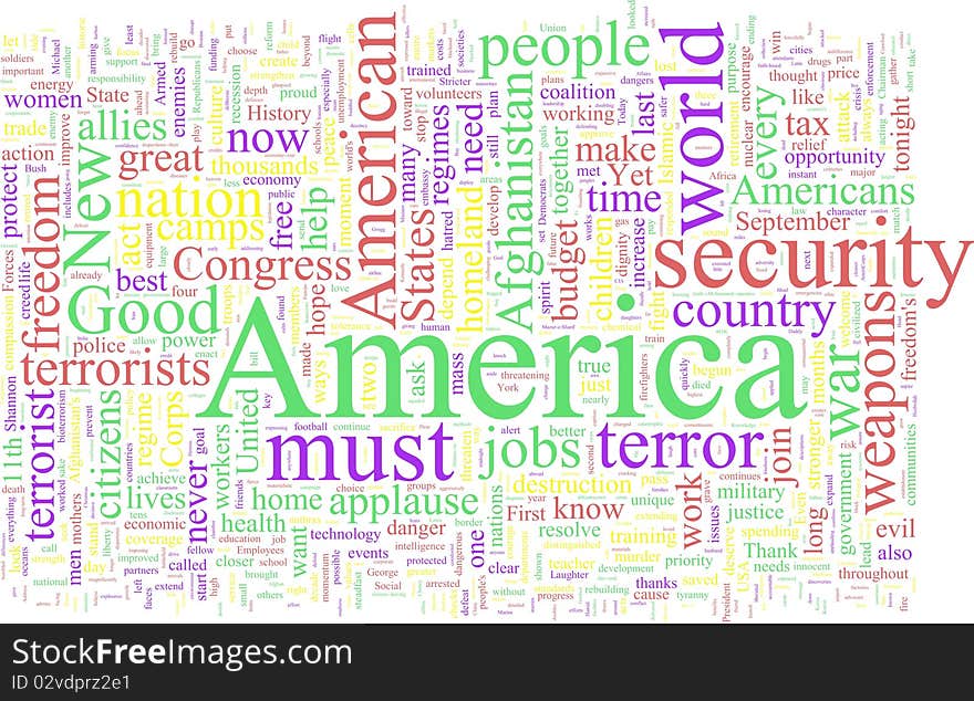 Word Cloud: George W. Bush