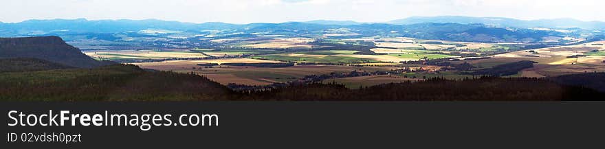 Stolowe mountains in east Poland. Stolowe mountains in east Poland