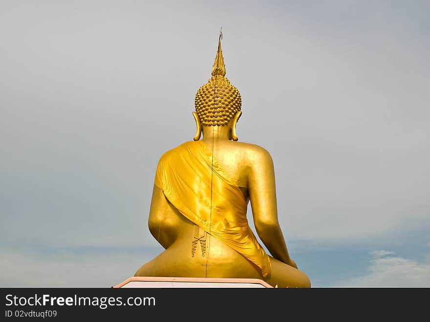 View of buddha statue in Thailand. View of buddha statue in Thailand