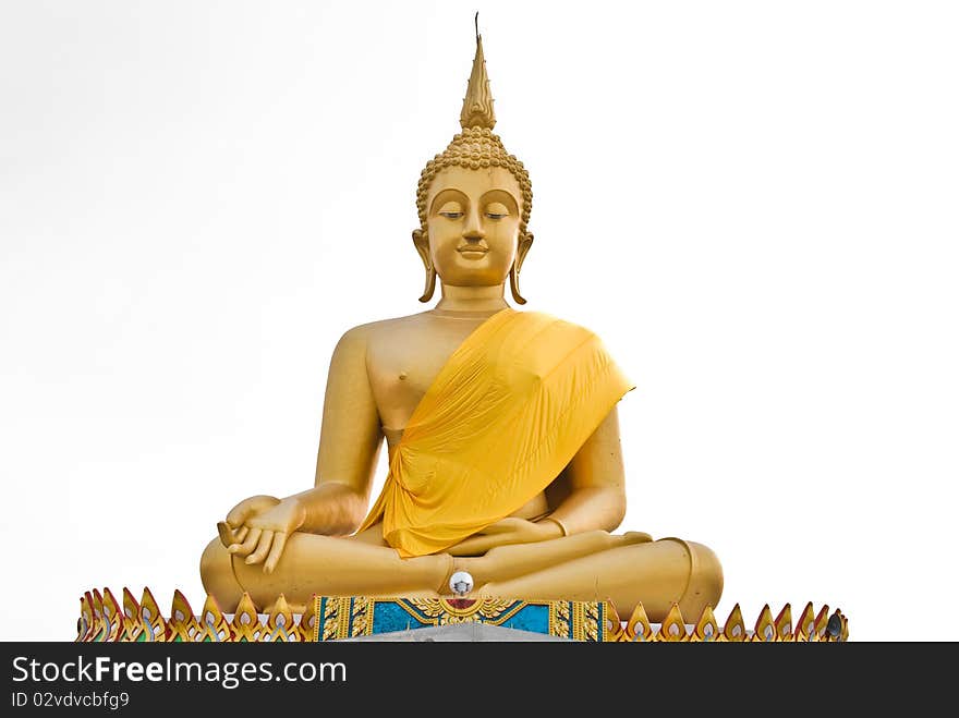 View of buddha statue in Thailand. View of buddha statue in Thailand