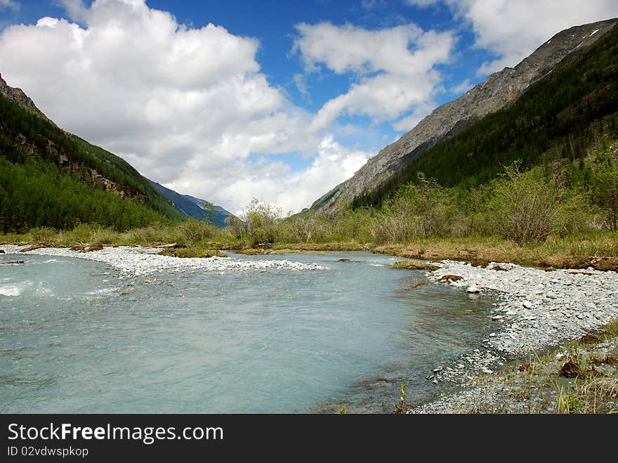 River Kucherla, Altai, Russia