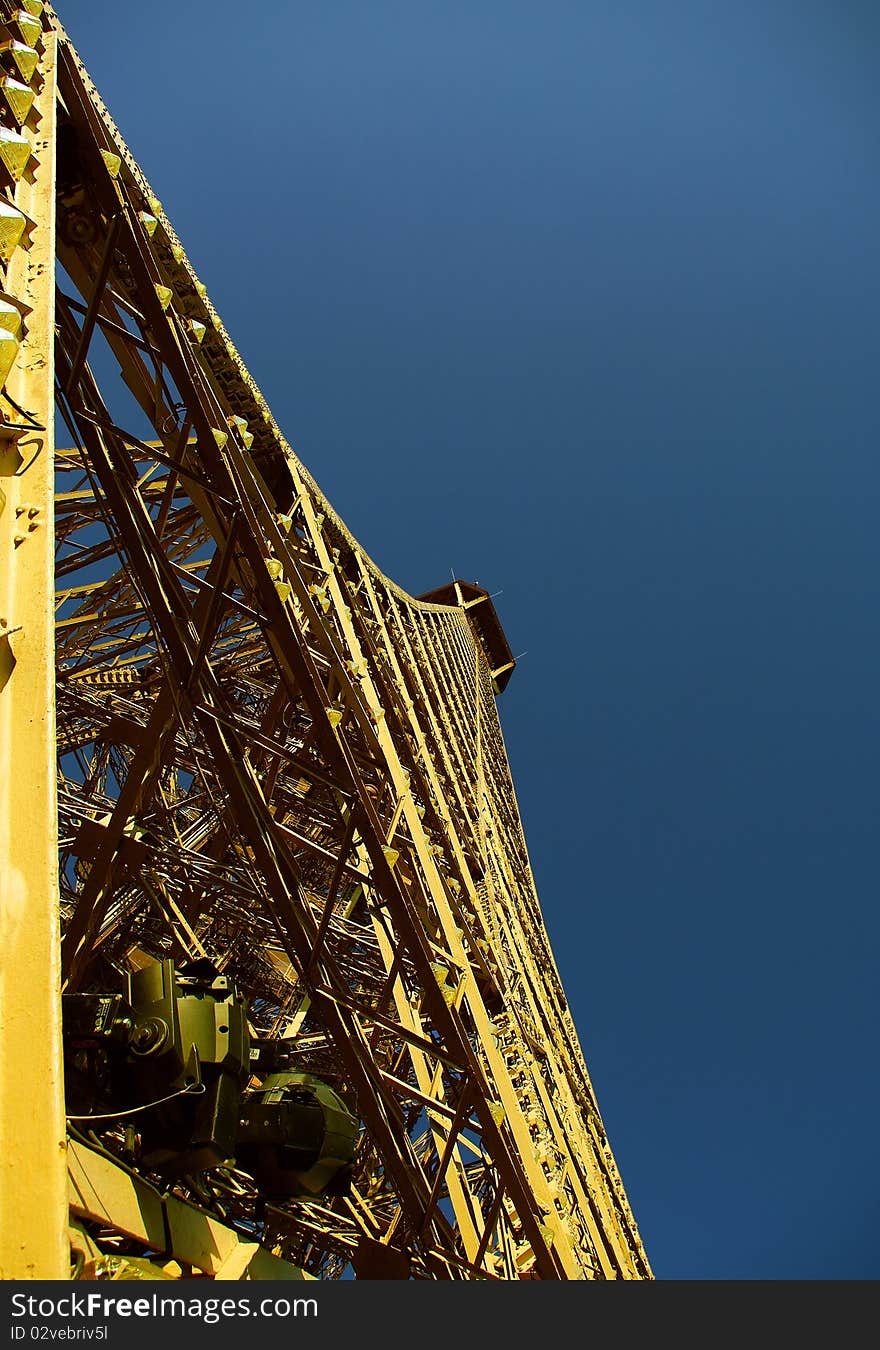 Eiffel Tower at early sunrise, Paris, 2010