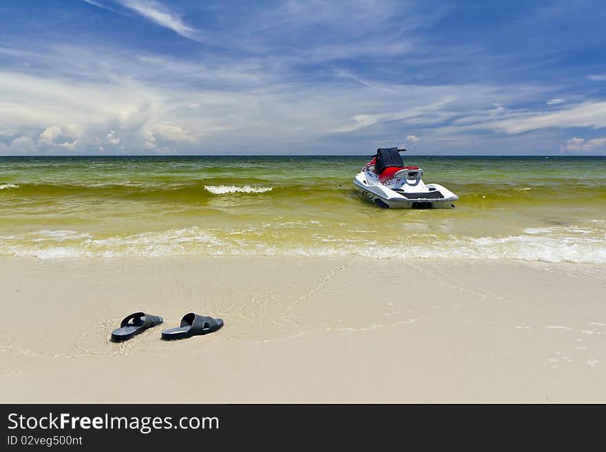 Jetski on Huahin beach