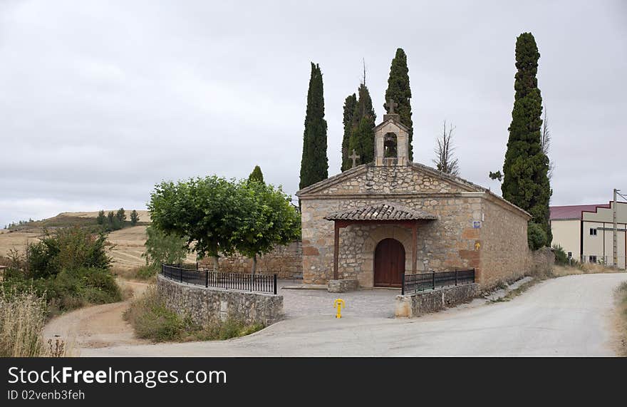 A Church in The road to Compostela