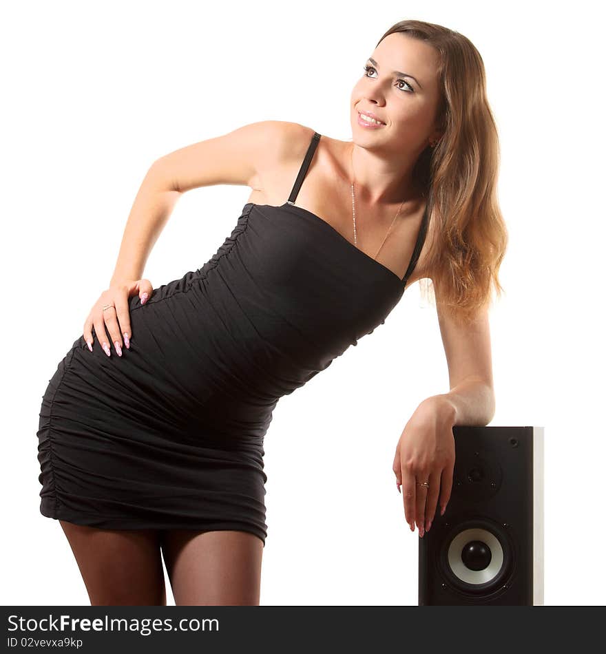 A Girl And A Speaker