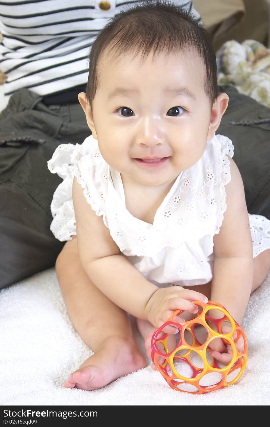 It is a Japanese baby 0-year-old