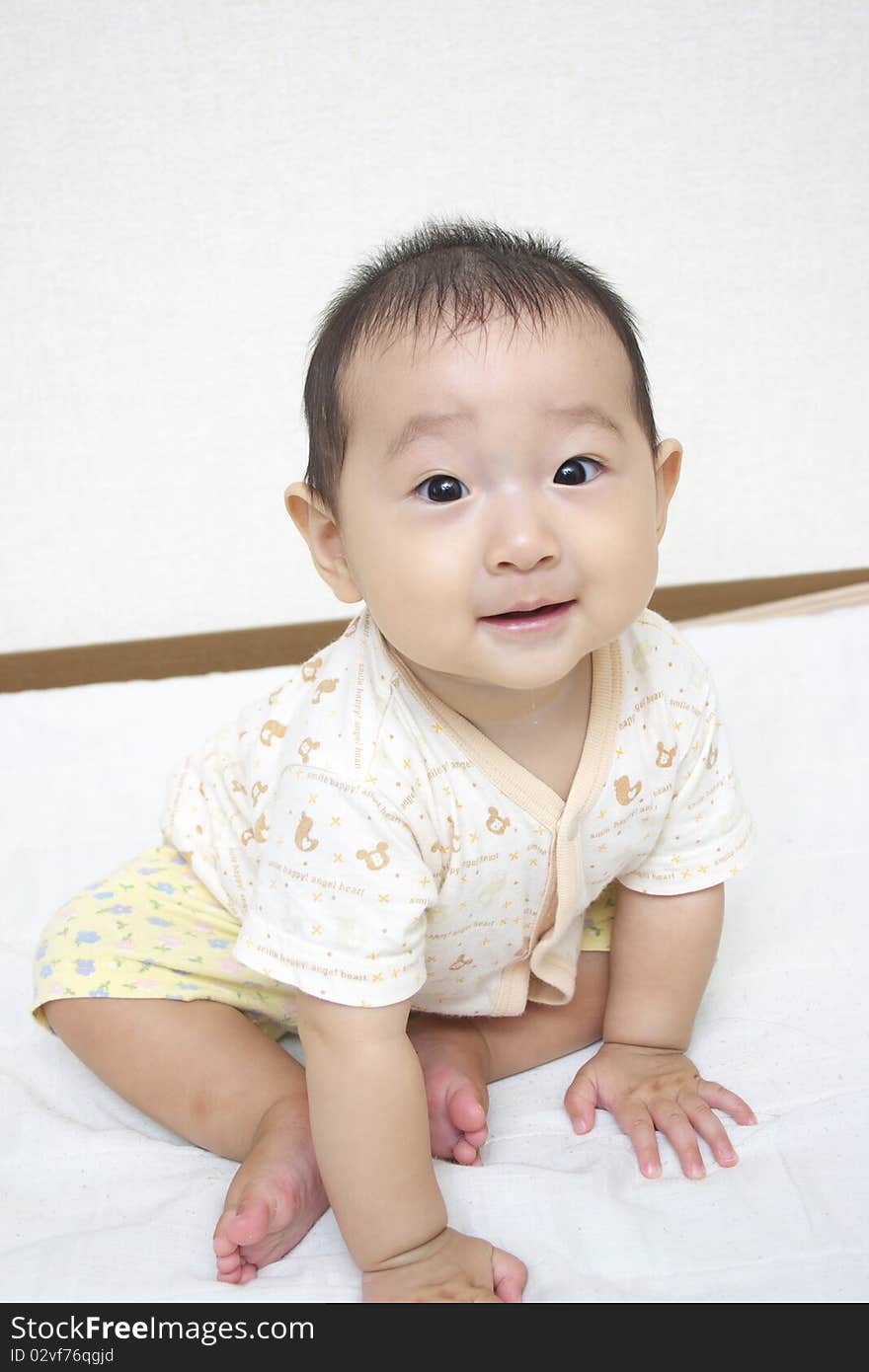 It is a Japanese baby 0-year-old