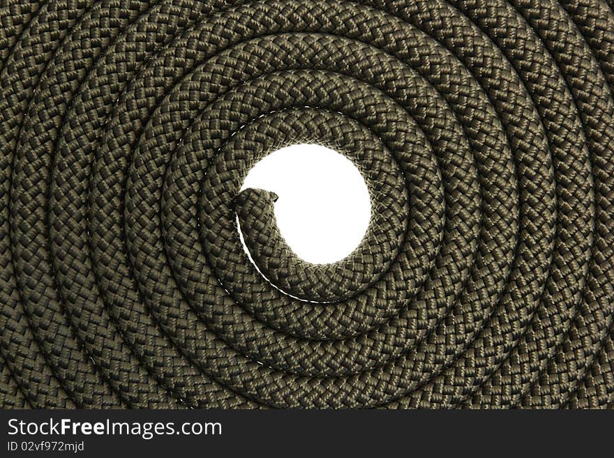 Closeup Of Spiral Rope