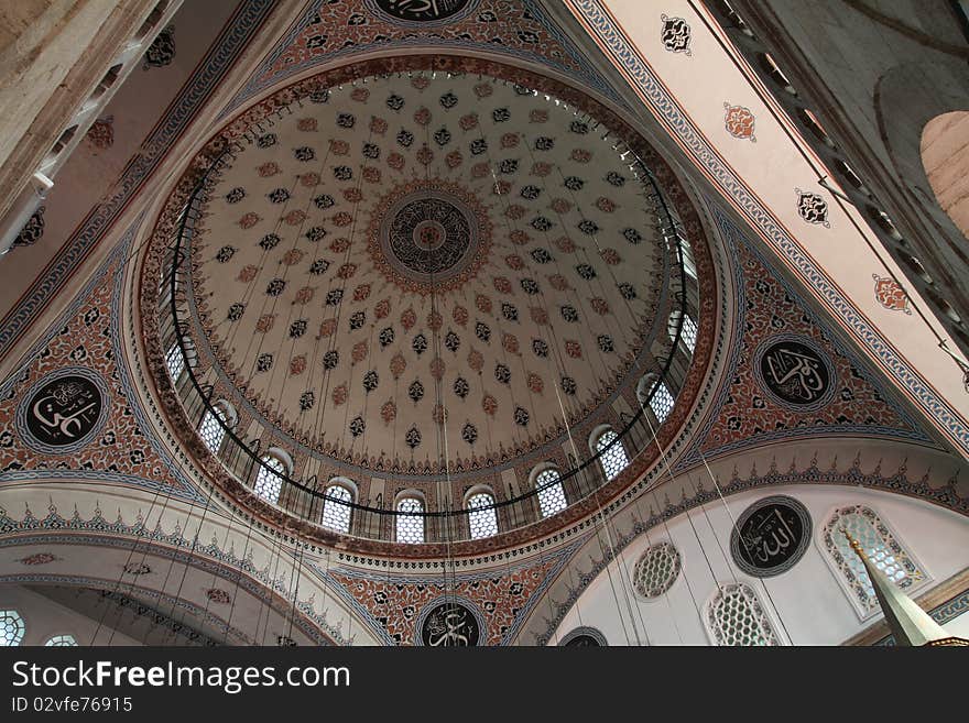 Zal Mahmut Pasha Mosque in Eyup, Istanbul, Turkey. Zal Mahmut Pasha Mosque in Eyup, Istanbul, Turkey.