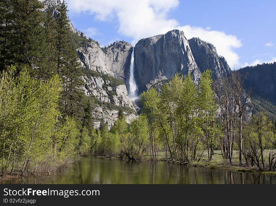 Upper Fall in Yosemite Park. Upper Fall in Yosemite Park