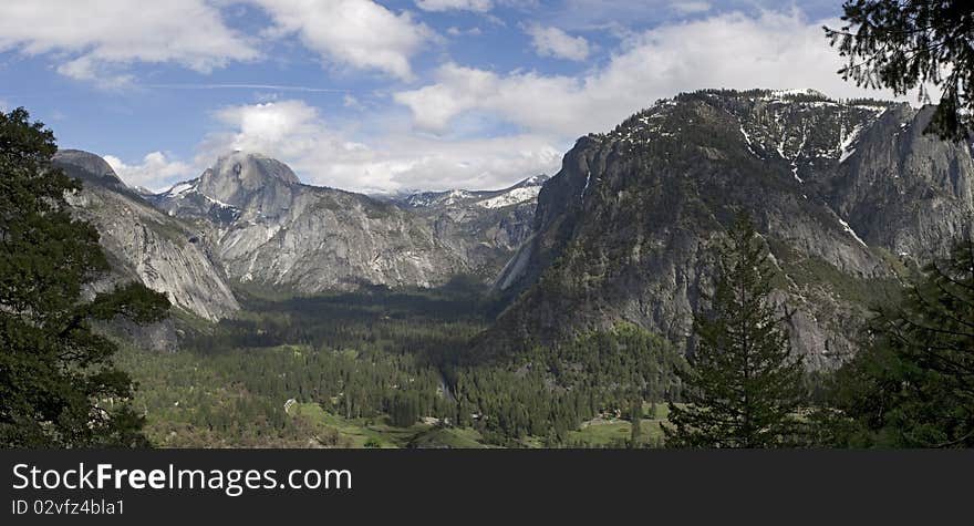 Panorama Yosemite Valley