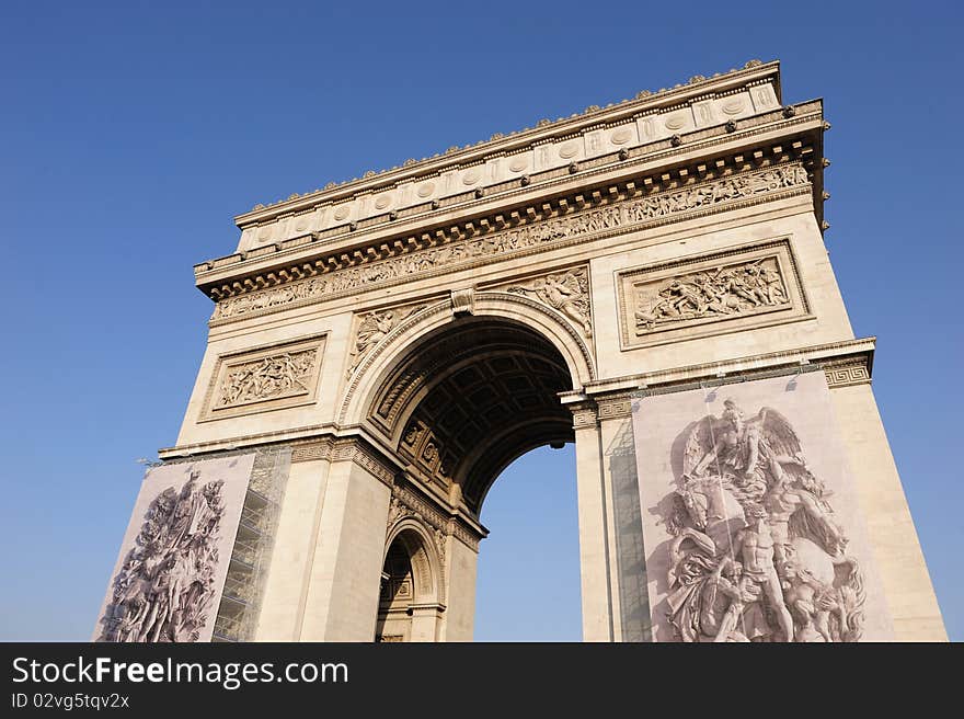 Arch De Triomphe, Paris, France. Arch De Triomphe, Paris, France